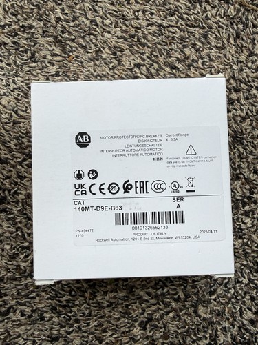Allen bradley 140mt - bradley, 140mt-d9e-b63