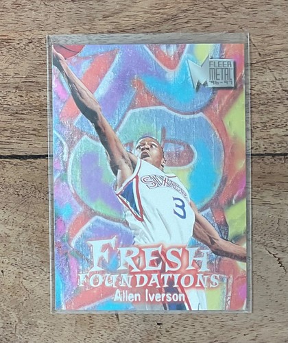 Allen iverson fleer metal - fleer,