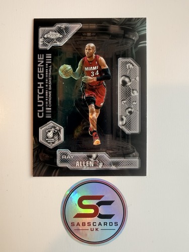 Ray allen topps chrome clutch - ray,