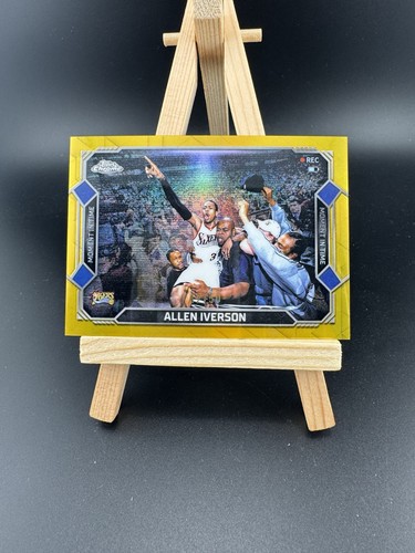 Topps chrome allen iverson - topps,