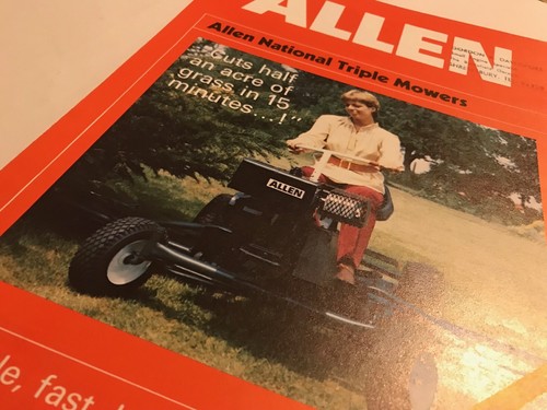 Allen national triple mowers - allen,